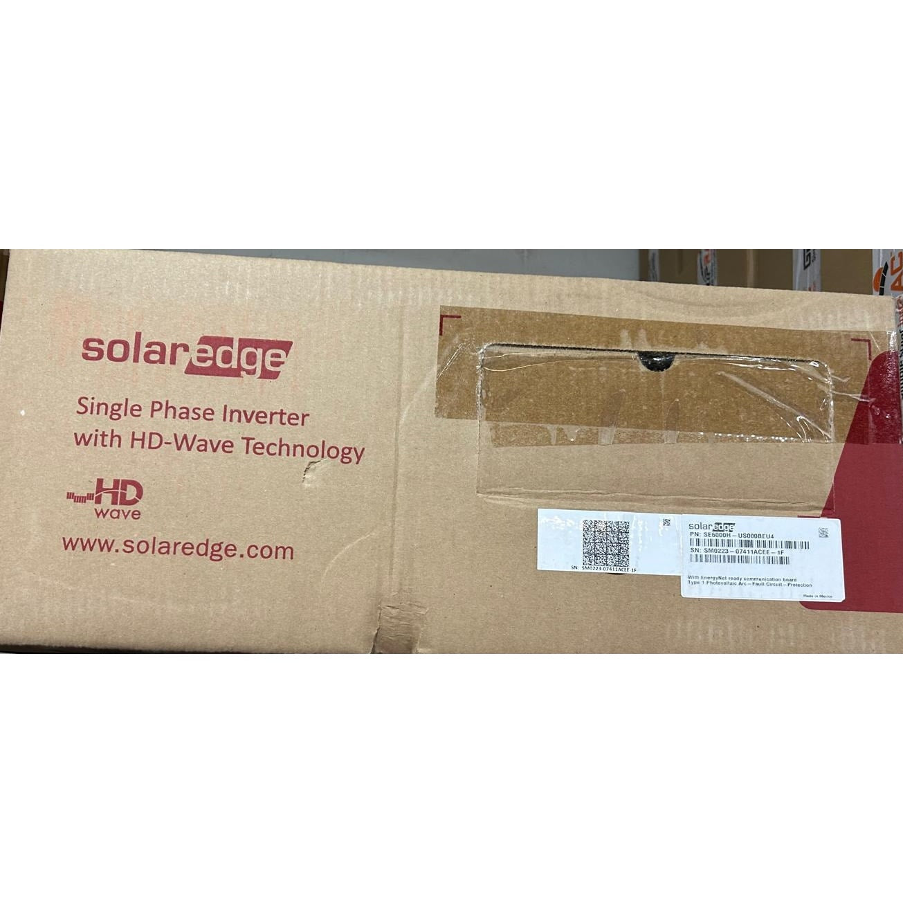 New In Box SolarEdge 6000H 6K Single Phase Inverter w HD Wave TechnologyB3000
