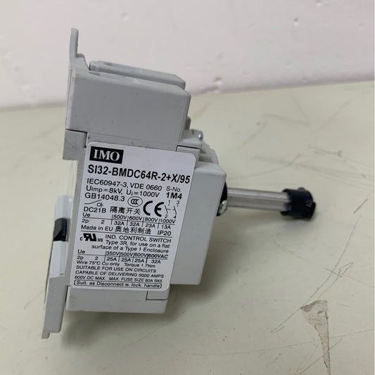 New IMO SI32-BMDC64R-2+X/95K Isolation PV Manual Disconnect Switch