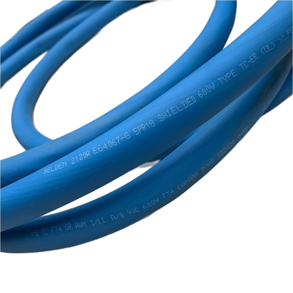 14' New Belden 2120A 5PR18 Shielded 600V 90C Wet Dry Direct Burial 5 Pair Cable