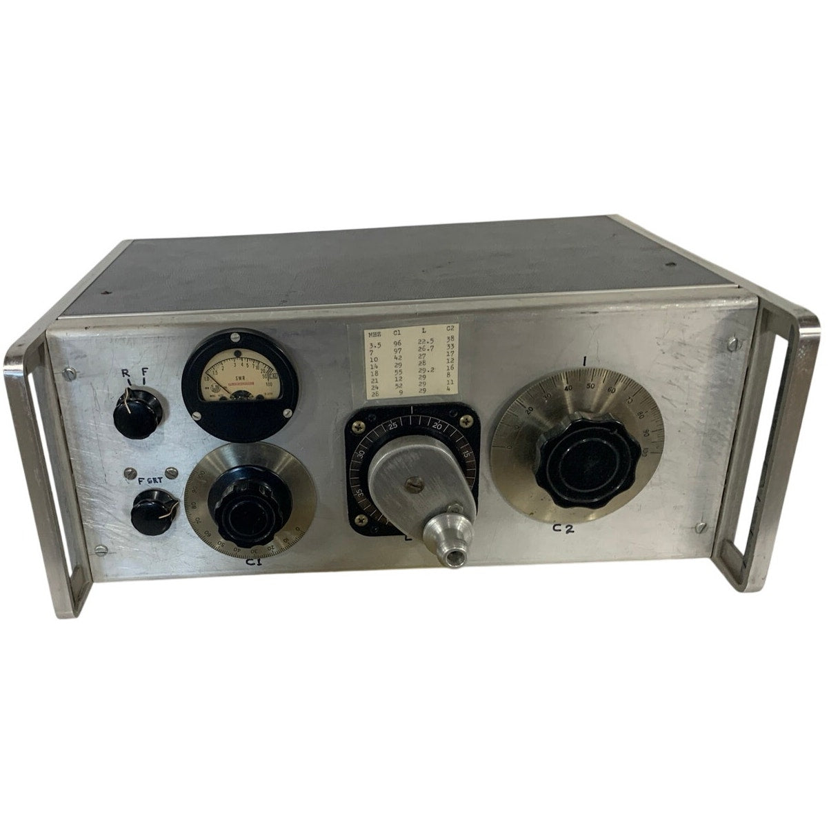 Vintage Heavy-Duty High-Power HF Ham Radio Antenna Tuner / Transmatch UNTESTED