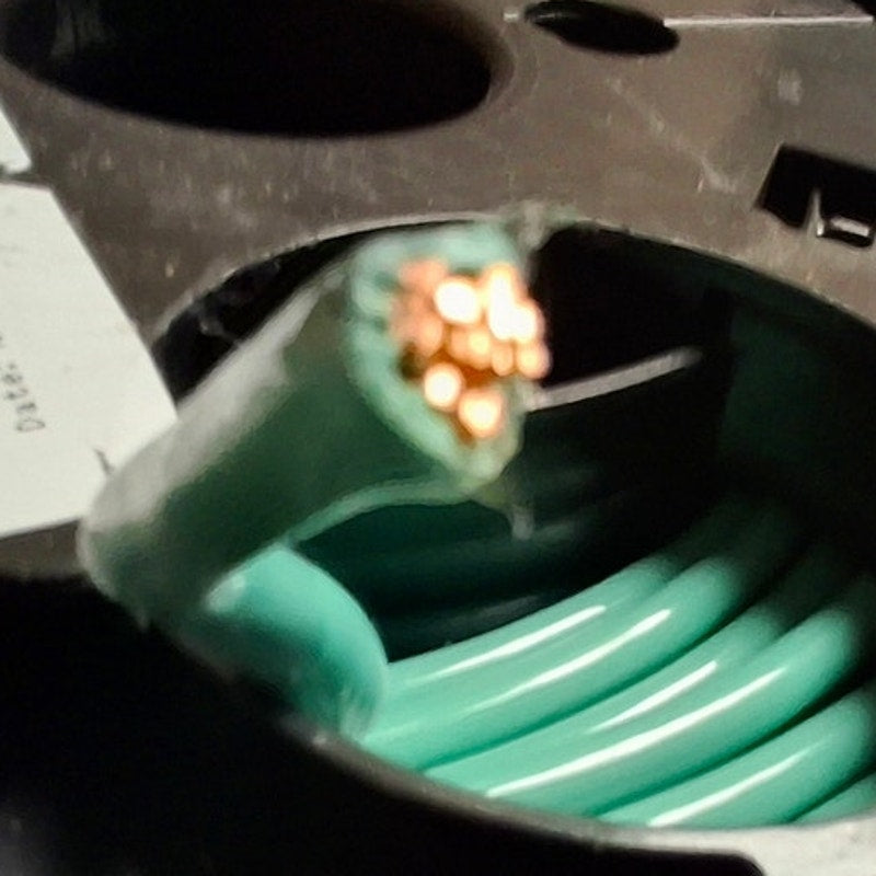 New 1000’ 8 AWG THHN THWN RoHS Stranded 600V Copper Wire Spool in Green