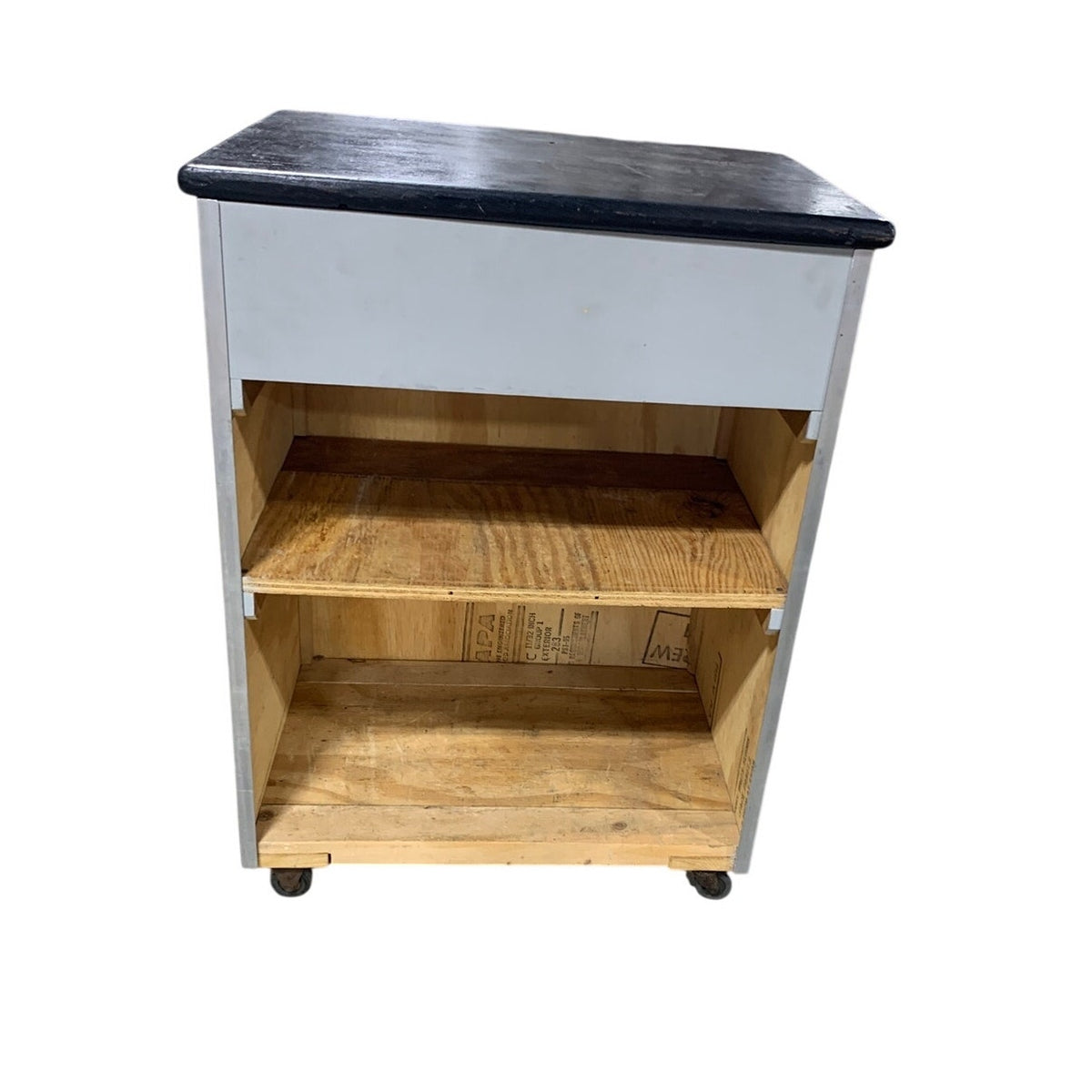 Handmade Rolling Wood Tool Cart with Removable Top, St. Louis Pickup