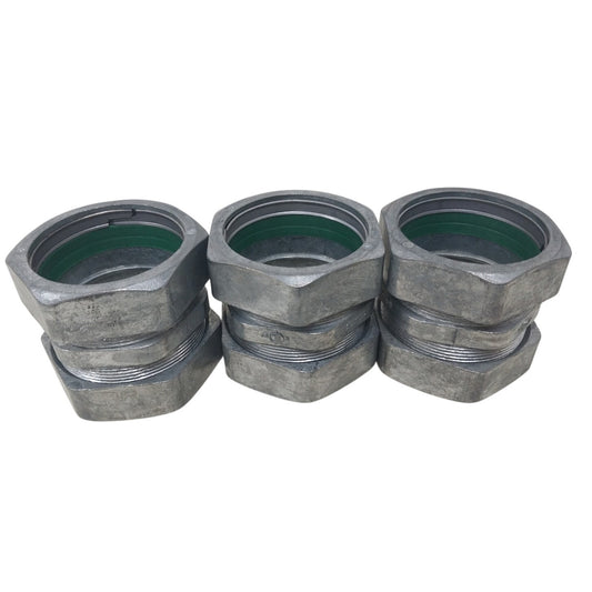 3 New Raintight 2.5"  D-Cast Zinc Compression Couplings for Raintight EMT
