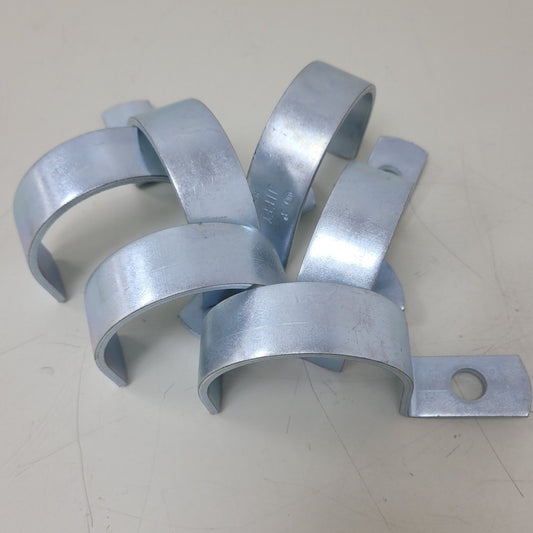6 New Jiffy 3" Metal Pipe Strap H-94 One Hole EMT Fittings