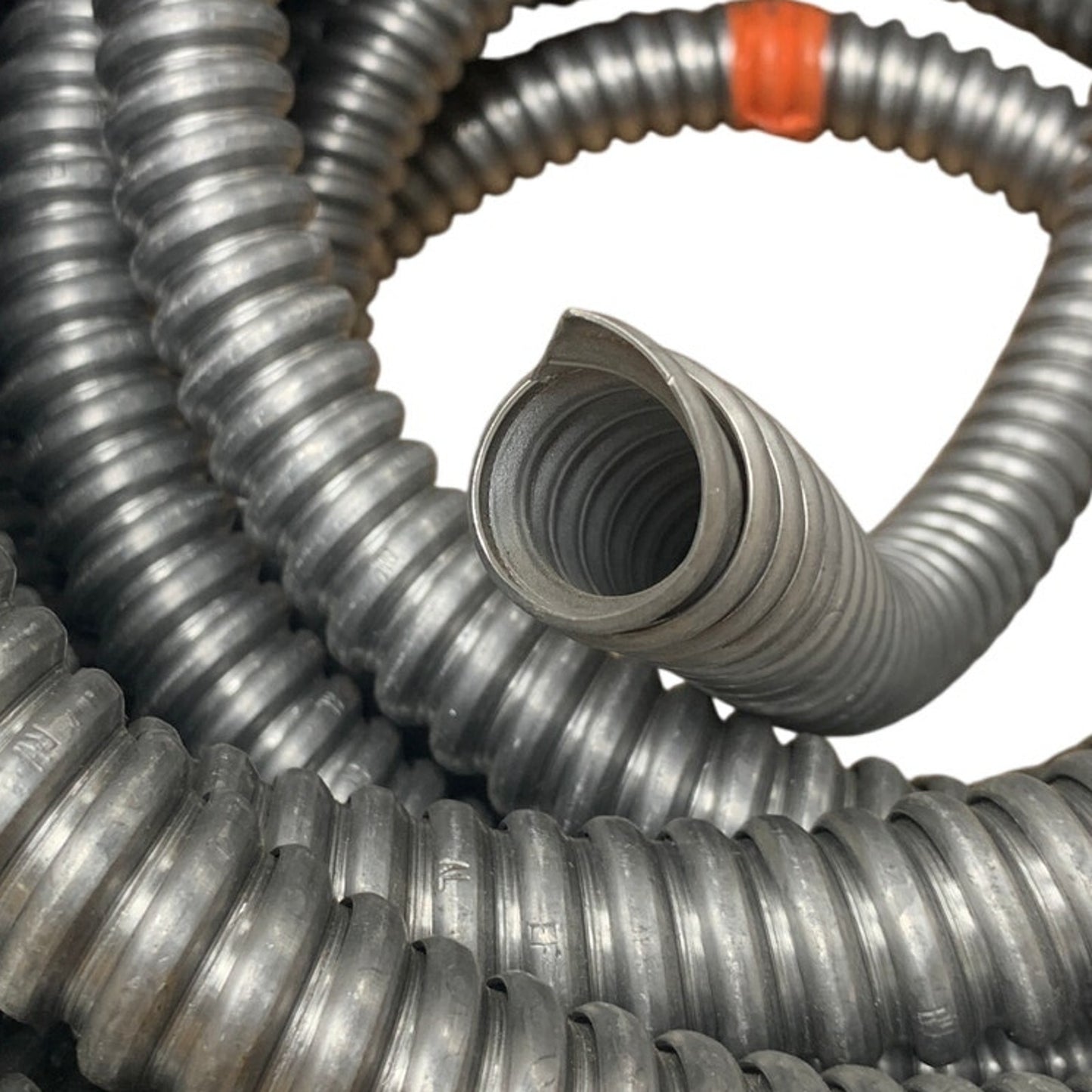 125' New 3/4" Diameter Aluminum Metal Flexible Conduit Tubing - Open Box