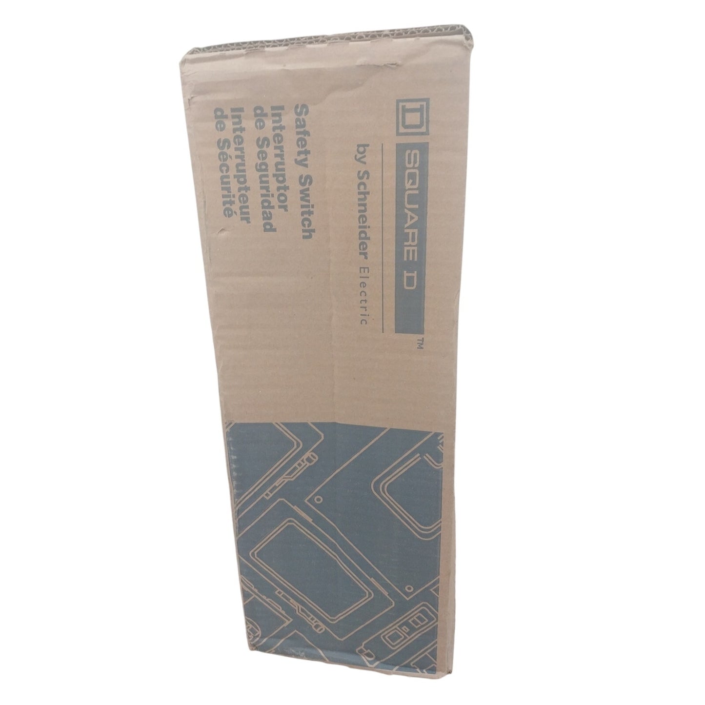 New In Box Square D 100A General Duty Safety Switch GDSS Metal Electrical Box