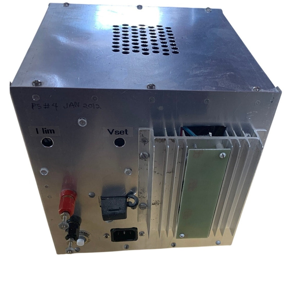 Custom-Built DC Regulated Bench Power Supply — 0–25V, Adjustable Current Limit