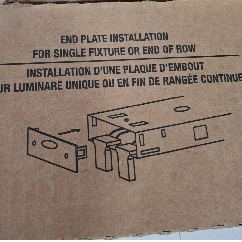 Lot of 5 Lithonia Lighting White Commercial / Utility Fixtures (New)