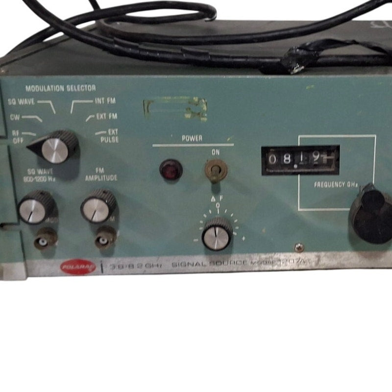 Polarad 1207A 3.8–8.5 GHz Microwave Signal Source, Operation Unverified