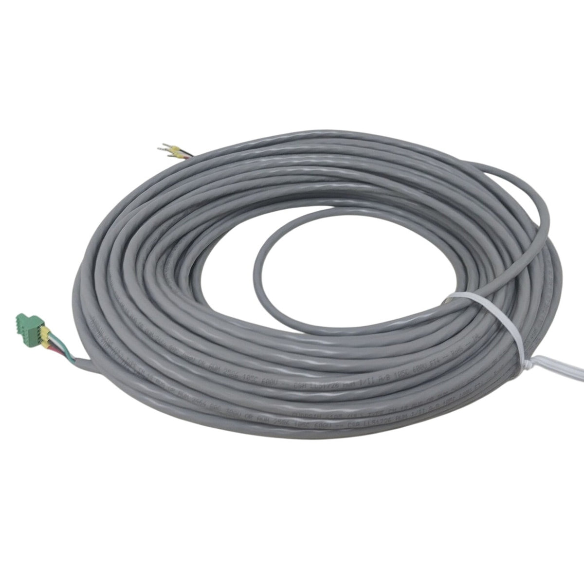 New 90+ Feet Quabbin 600V 18 AWG Low Voltage Cable W RS45 End