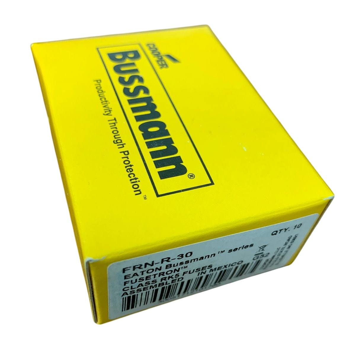 10 New In Box Cooper Bussmann Fusetron FRN-R-30 Time Delay Class RK5 Fuses