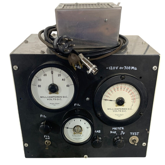 Western Electric Vintage Vacuum Tube Tester Bench Instrument 1940s-50s