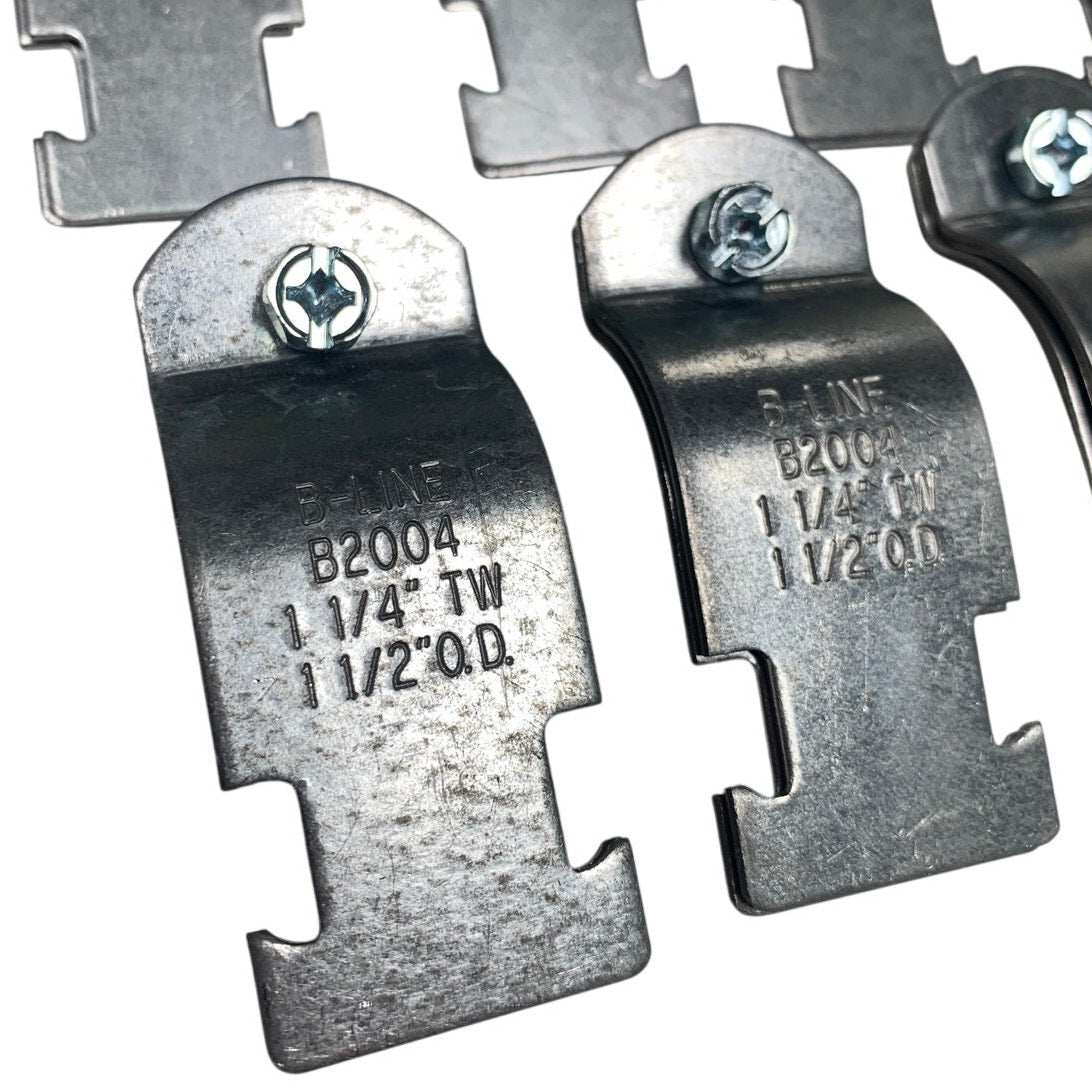 13 New Open Box 1 1/4" Rigid 1 1/2" OD Metal Pipe Strut Sets w Hardware