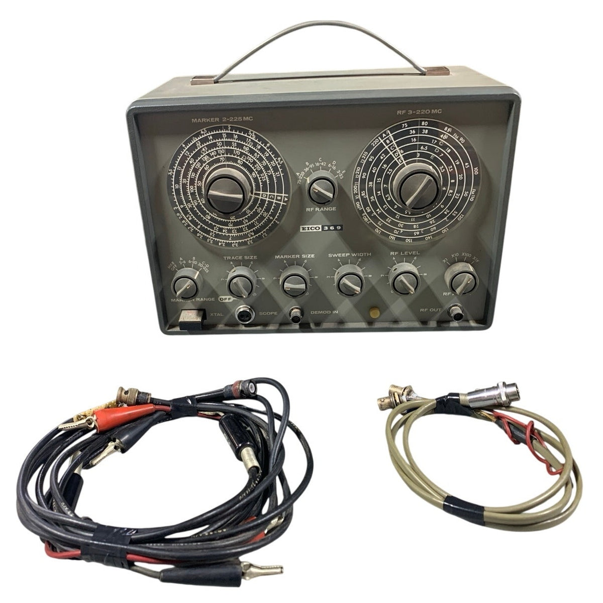 Vintage EICO 377 Sine & Square Wave Audio Generator Test Equipment Untested