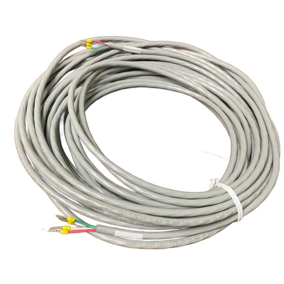 New 40' Quabbin 600V 18 AWG Low Voltage Gray Cable W RS45 End