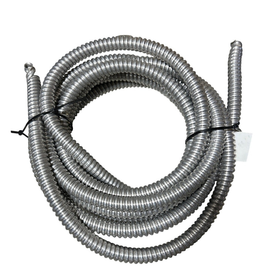 New 25' 25ft 3/4" .75" Flexible Aluminum Metal Flex Pipe Electrical Conduit