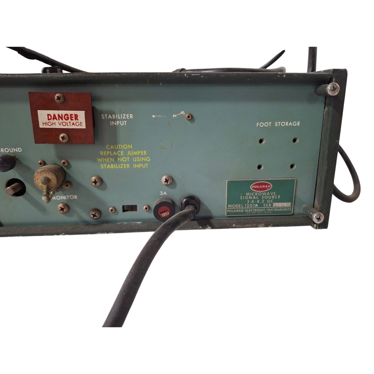 Polarad 1207A 3.8–8.5 GHz Microwave Signal Source, Operation Unverified