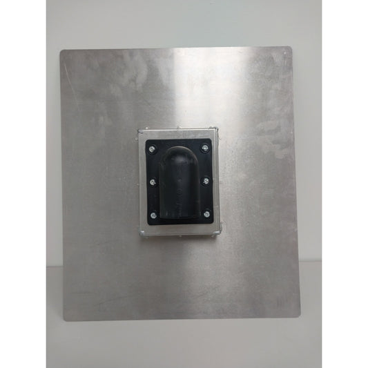 New IAMPO Metal Base Solar Roof Jack Flashing Open Box 22" x 19" x 5"