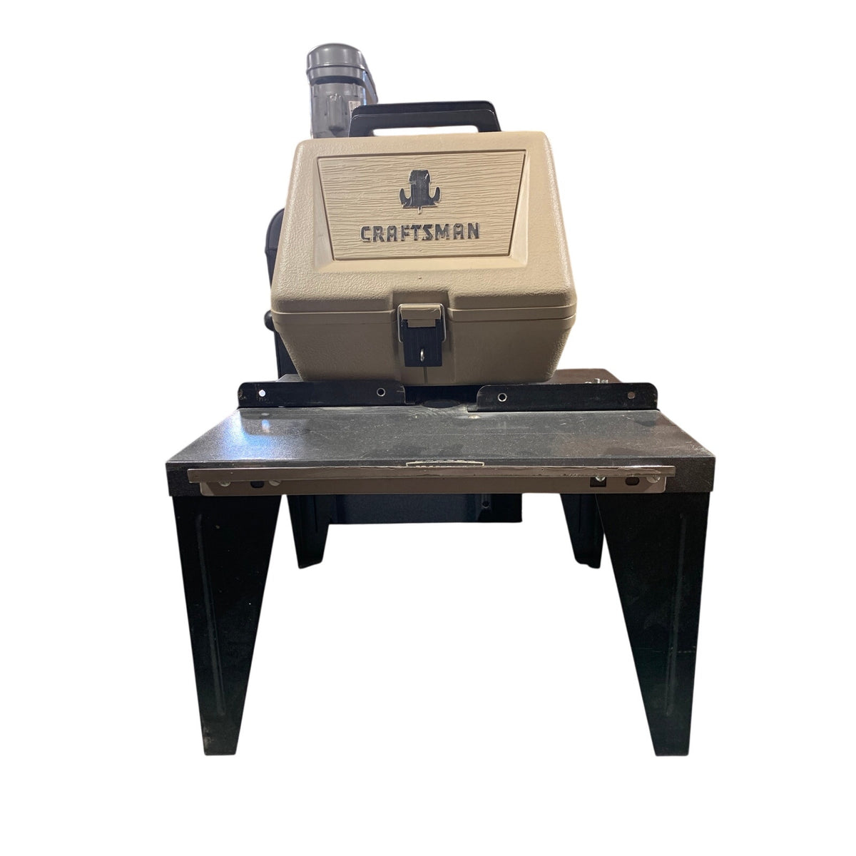Vintage Craftsman Wood Power Router with Router Table Toolbox Manuals & Tools