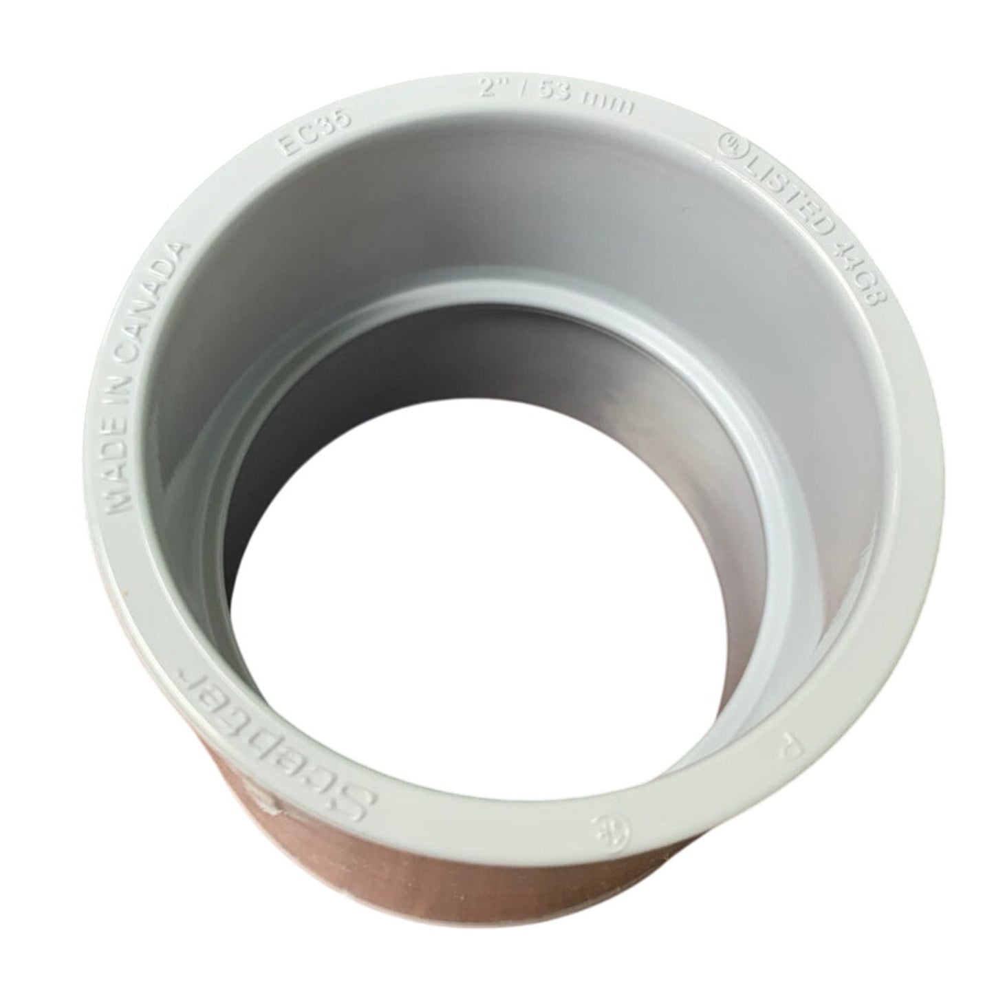 New Open Box Scepter 2" EC35 Gray Plastic PVC Conduit Coupling 077006