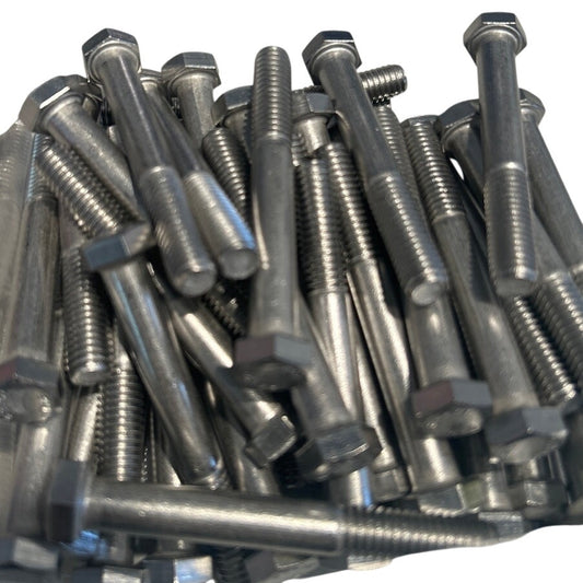 Bulk Lot of 50 Vintage TNS ASTM A325 Heavy Hex Structural Bolts – 3" Long