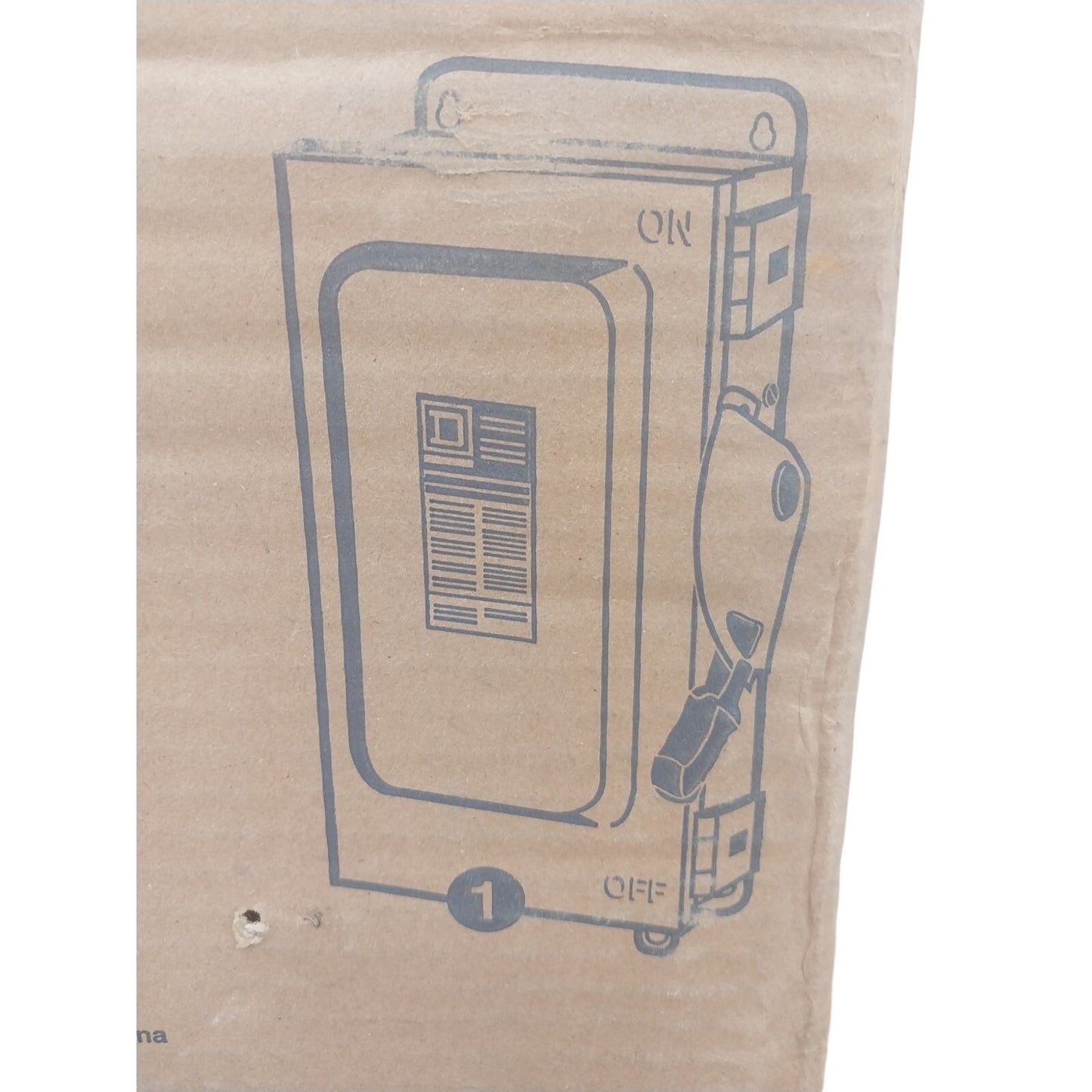 New In Box Square D 100A General Duty Safety Switch GDSS Metal Electrical Box