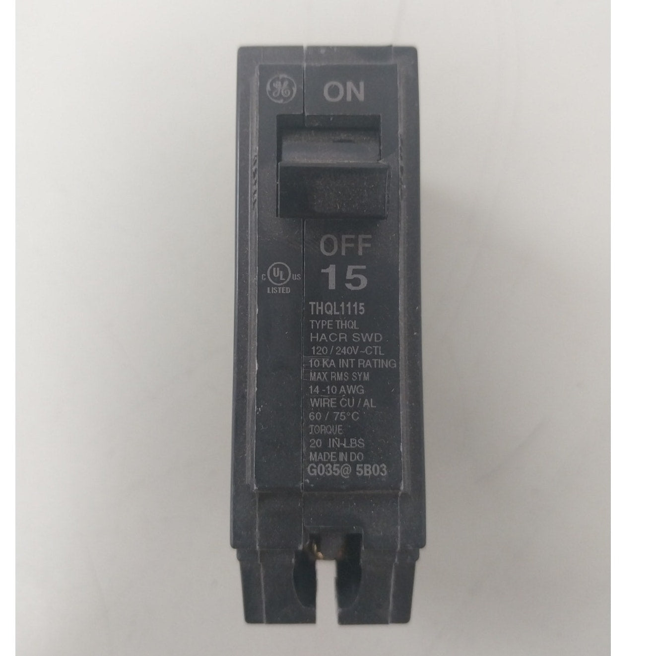 8 New GE General Electric THQL1115 Plug-In Circuit Breakers 15 Amp 240V 1P 15A