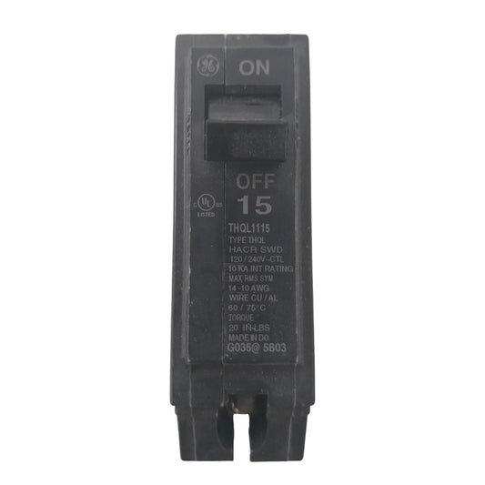 8 New GE General Electric THQL1115 Plug-In Circuit Breakers 15 Amp 240V 1P 15A