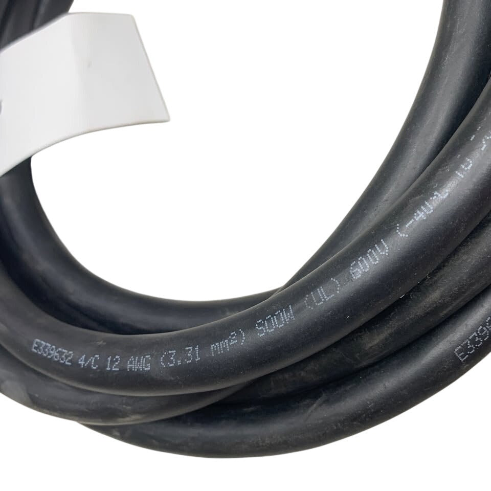 New 20' 4/0 12AWG 4 Conductor Copper SOOW RoHS Water Resistant 600V Cable