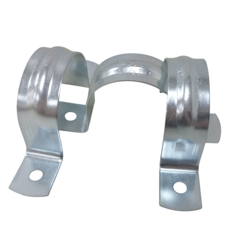 3 New 2.5" Metal Pipe Strap MIN 292 Two Hole EMT Fittings Open Box