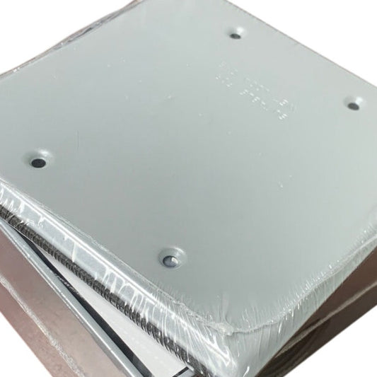 New Eaton TP7296 Two Gang Weatherproof Aluminum 4.5" Outlet Box Cover