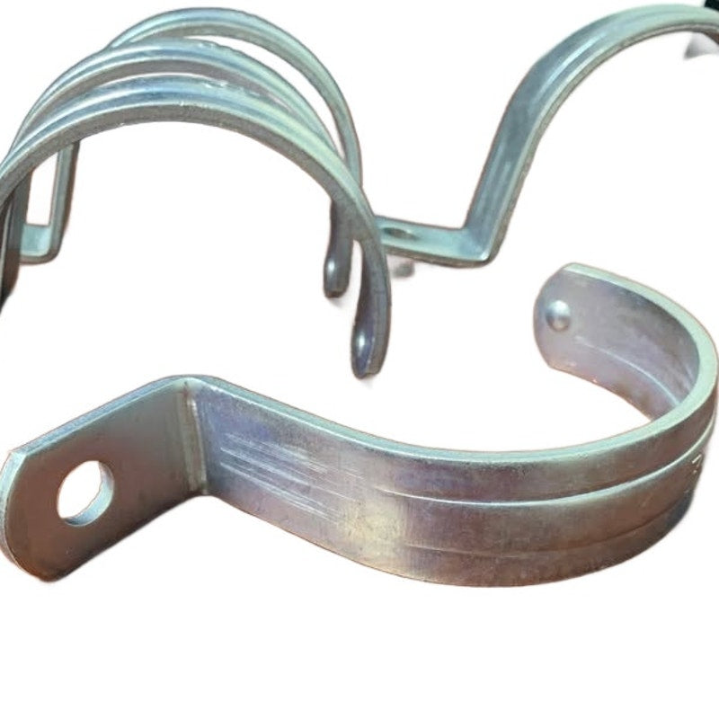 5 New 3.5" Metal Pipe Strap One Hole Rigid EMT Fittings