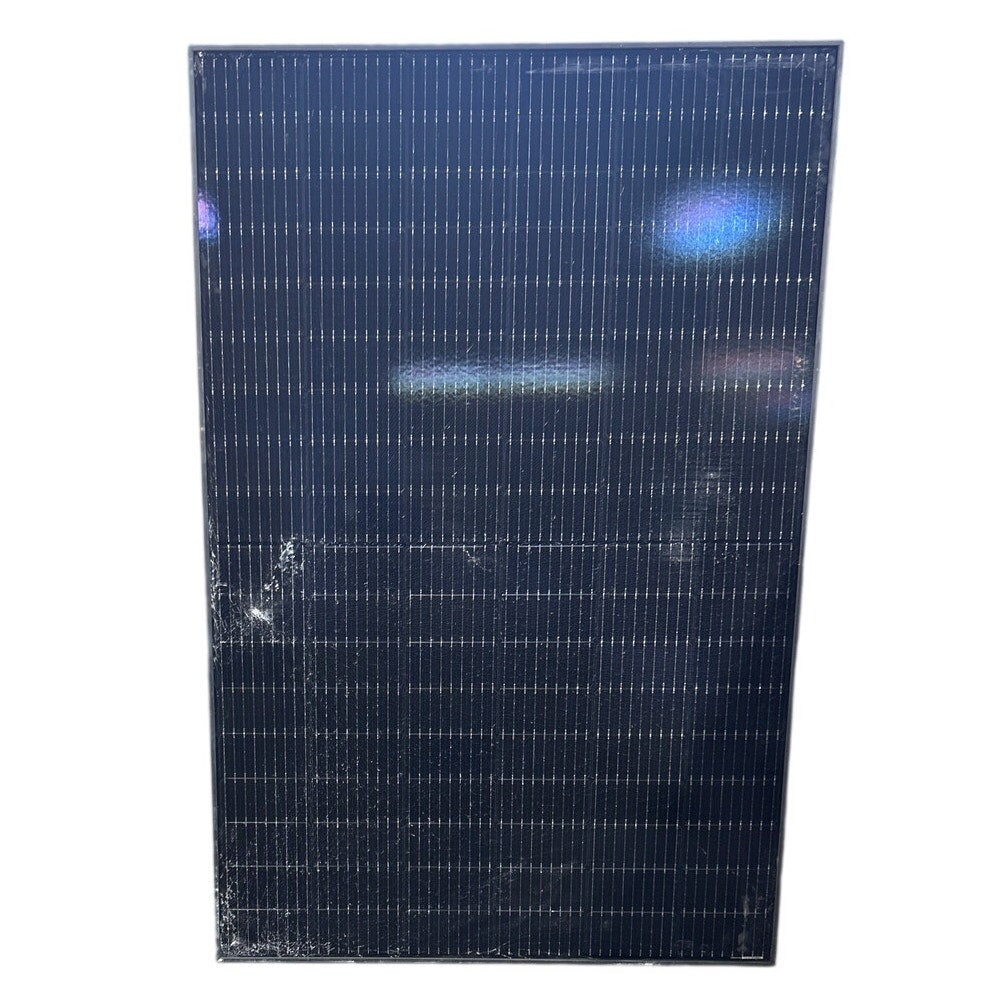 DAMAGED New LONGi BiFacial 400W 108 HC M10 Cells Black Frame 30mm Solar Panel