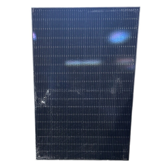 DAMAGED New LONGi BiFacial 400W 108 HC M10 Cells Black Frame 30mm Solar Panel