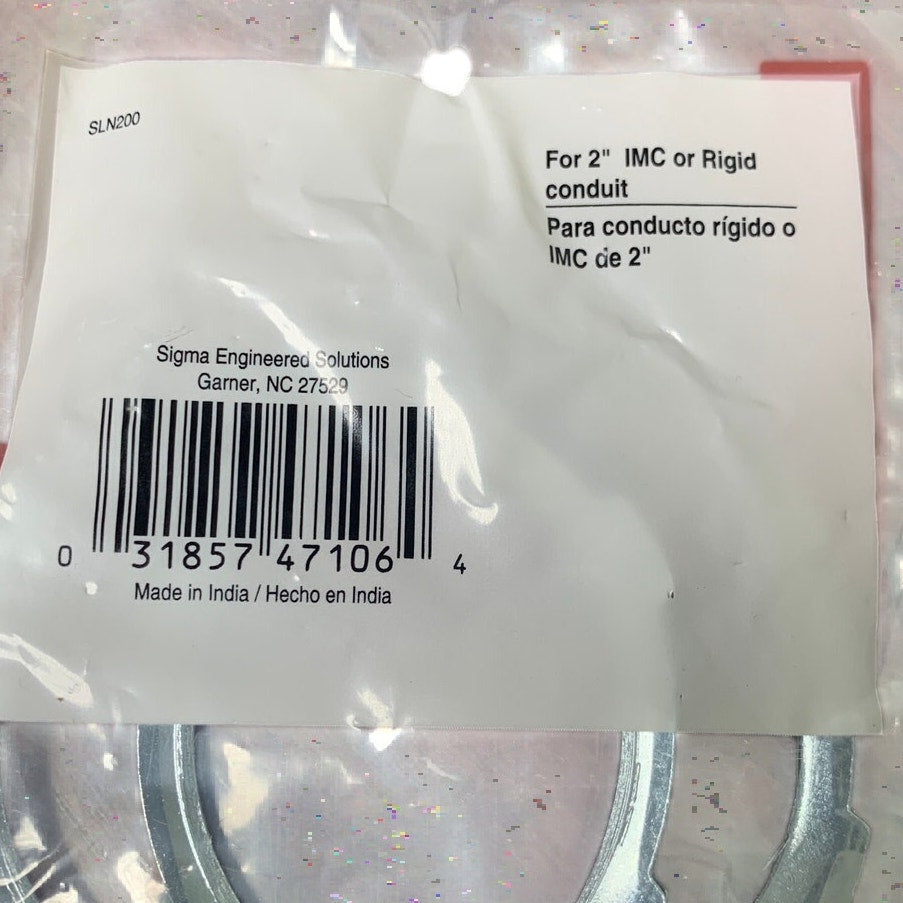 10 New In Package ProConnex 2" Rigid or IMC Conduit Steel Locknuts 47106