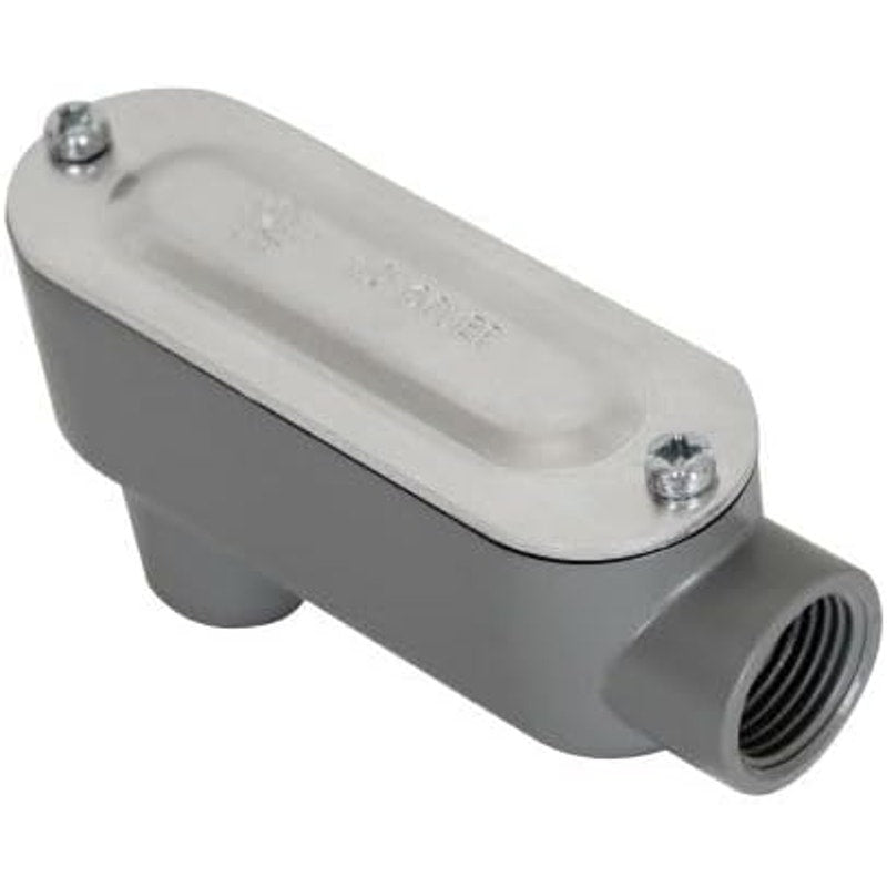 New Open Box 1" Type LB threaded Conduit Body E121488 w Cover & Gasket