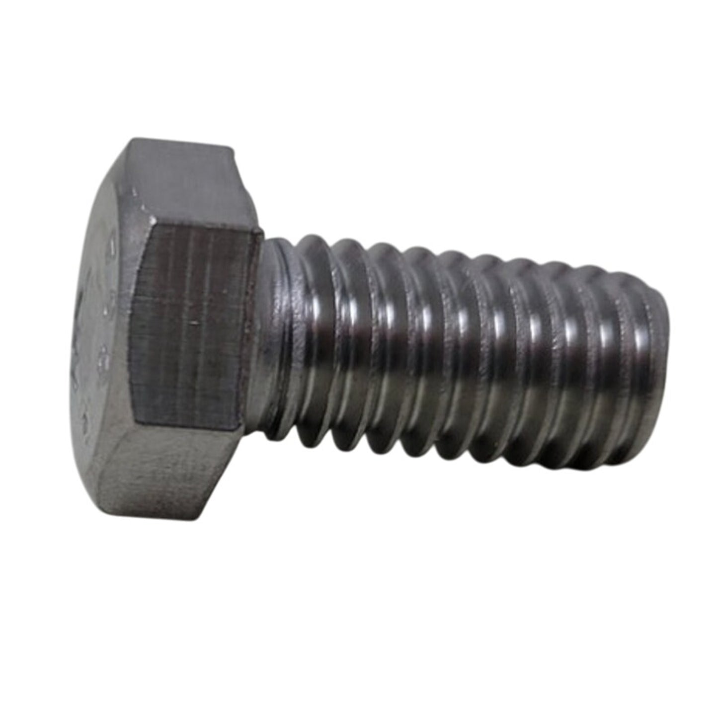 10 New Hexagon Head Bolts 304 Stainless Steel Hex Cap Bolts 1" Length