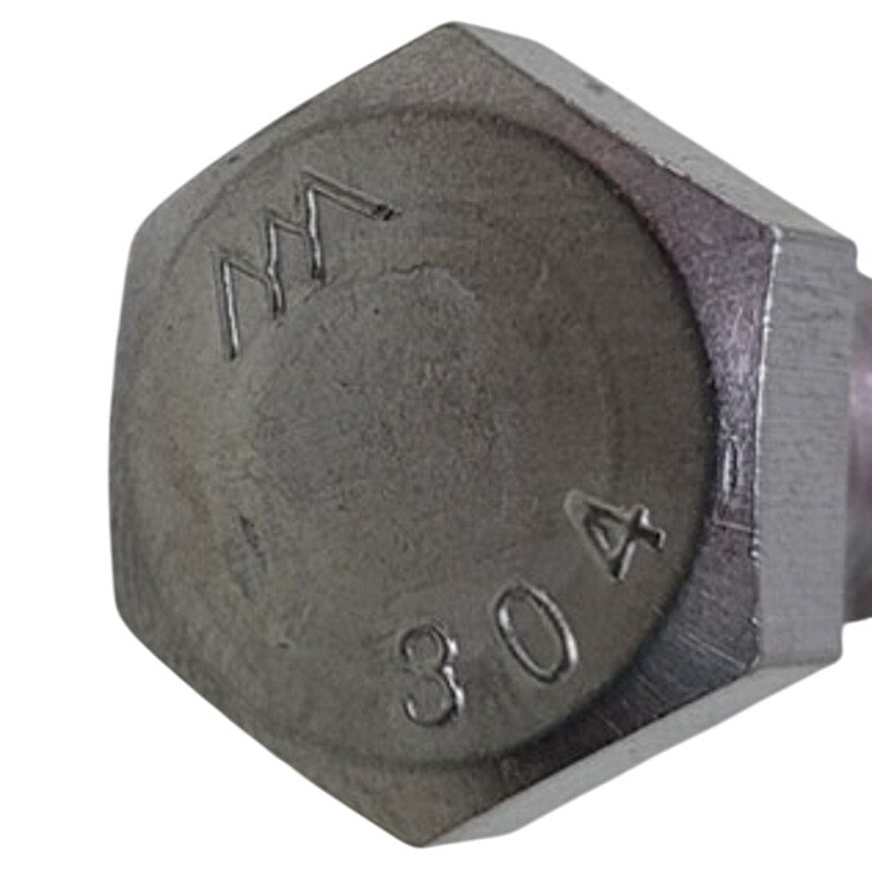50 New Hexagon Head Bolts 304 Stainless Steel Hex Cap Bolts 1" Length