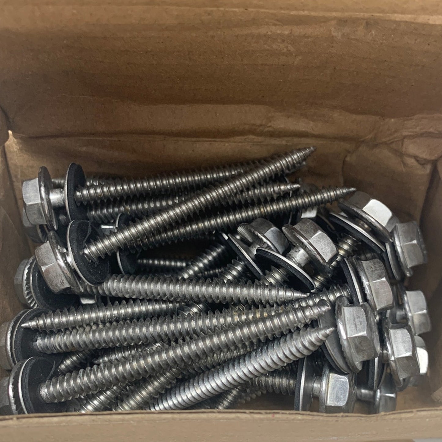 New 37ct Box Pegasus 1/2" 75mm Stainless Steel Hex Head PF-DW75 Rafter Screws