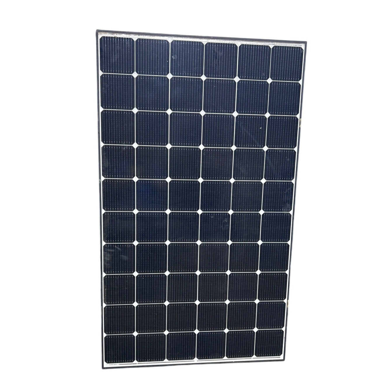 Used LG 375W Black w White Squares 375N1C-A6 Residential Solar Panel Module