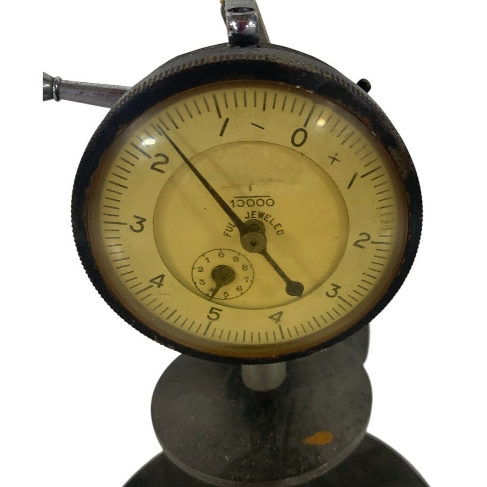 Vintage Machinist Bench Dial Indicator / Thickness Gauge Comparator Stand