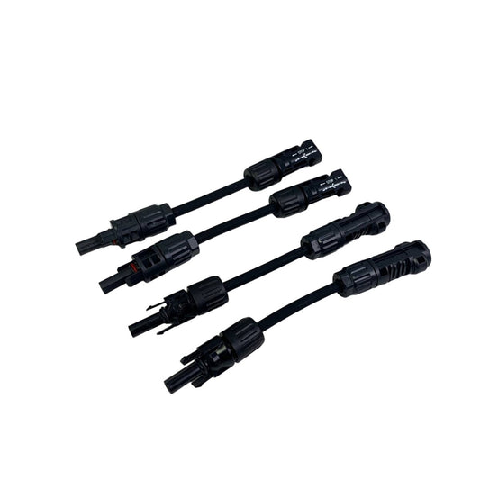New CASE  36 pcs Enphase Adaptor TE Solar Connector PV4-S MC4 Jumper Cable 150mm