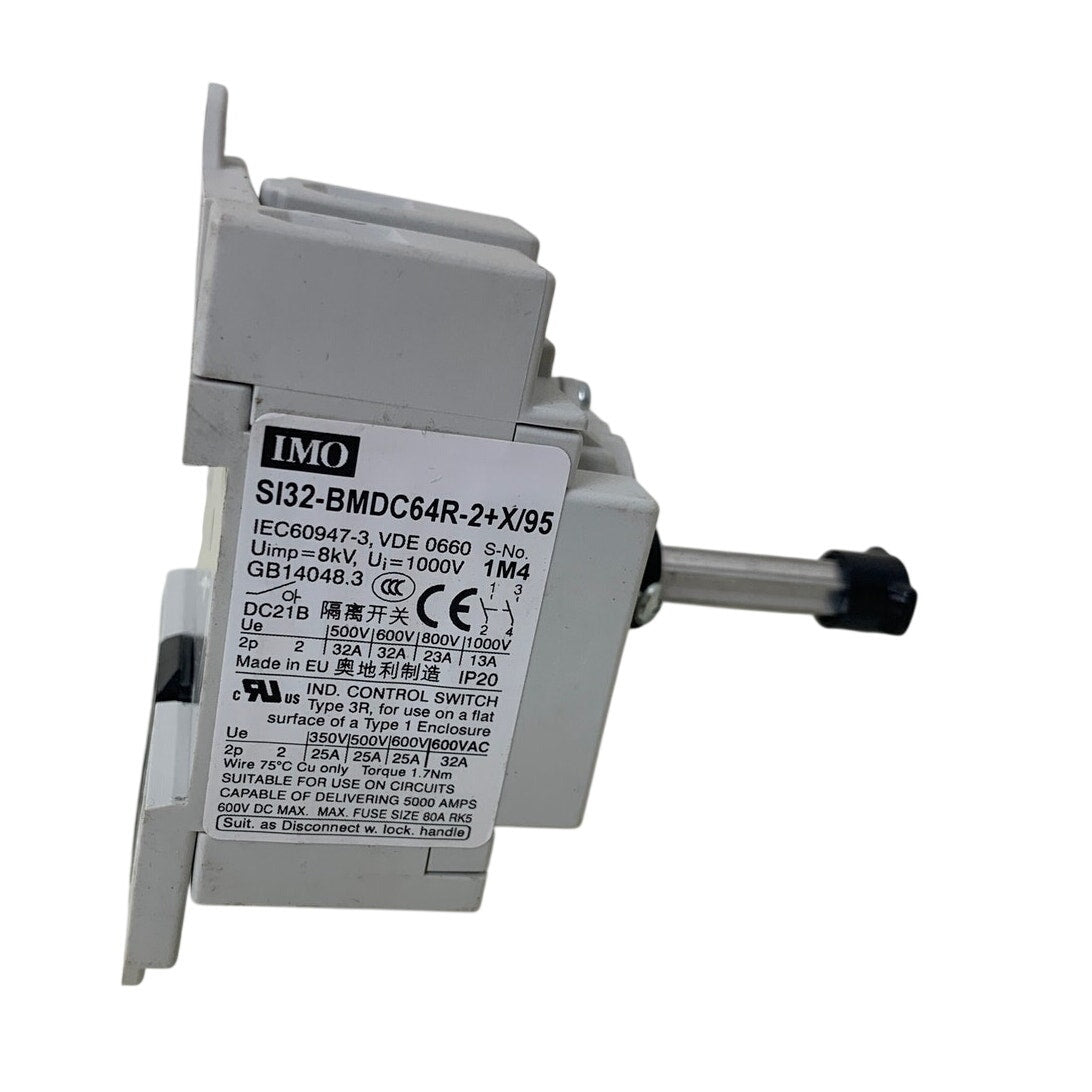 New IMO SI32-BMDC64R-2+X/95K Isolation PV Manual Disconnect Switch
