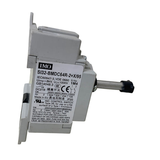 New IMO SI32-BMDC64R-2+X/95K Isolation PV Manual Disconnect Switch