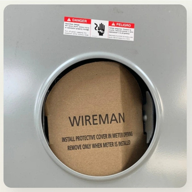 New Talon 200A Outdoor Enclosure 3R One Phase 3 Wire Ringless Type Meter Socket