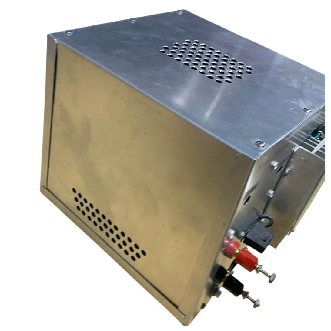 Custom-Built DC Regulated Bench Power Supply — 0–25V, Adjustable Current Limit