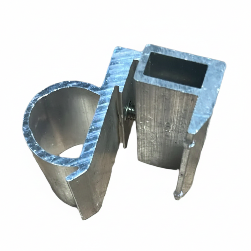 Mid clamp with bolt visible, nut removed