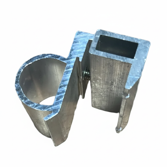 Mid clamp with bolt visible, nut removed