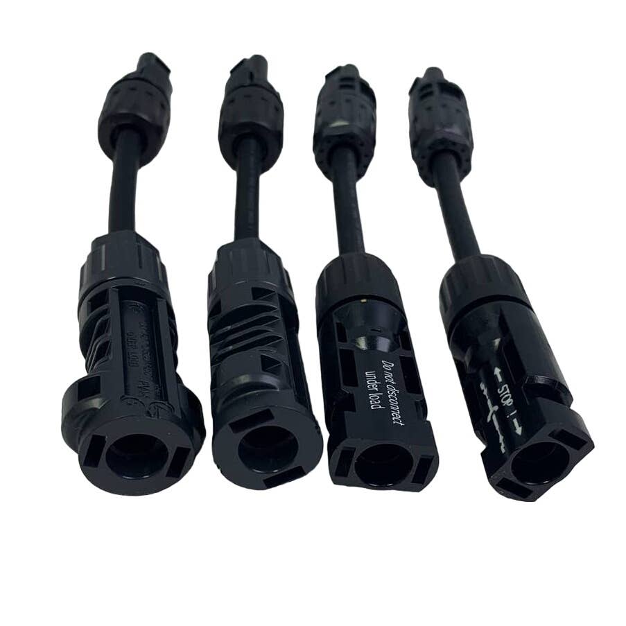 New Enphase Adaptor TE Solar Connector PV4-S MC4 Jumper Cable 150mm (4 pcs)