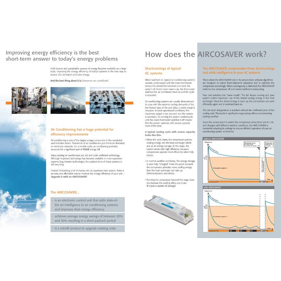 New Aircosaver Energy Saver for Residential & Commercial Air Conditioning Units